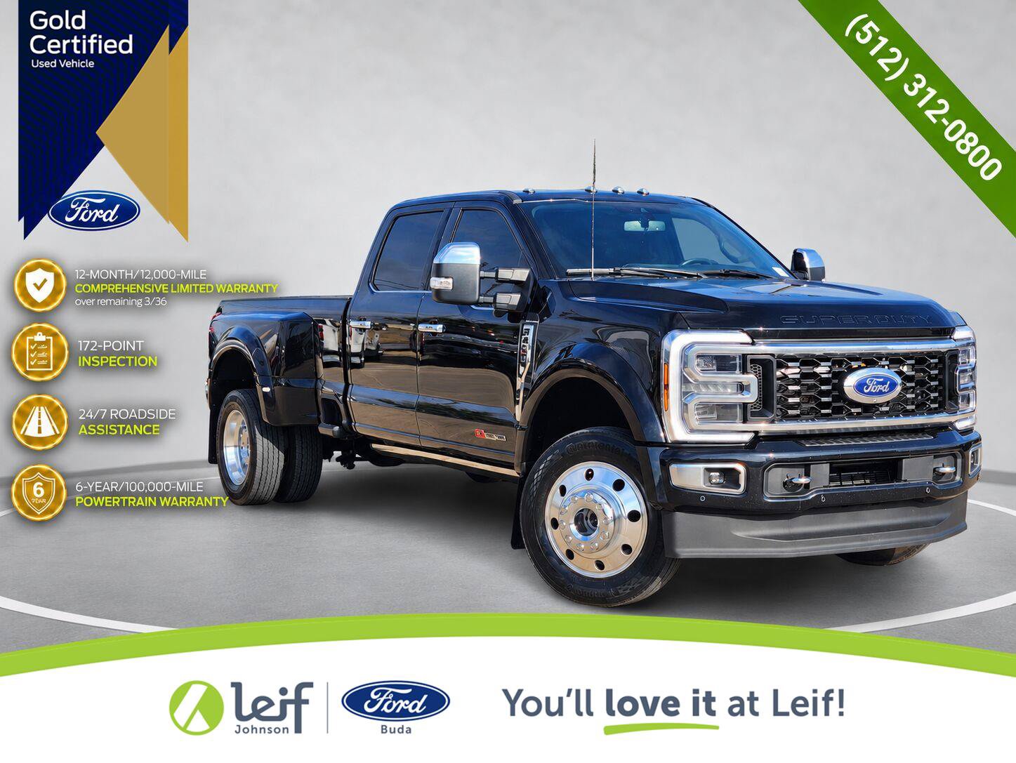 Certified 2024 Ford F450 Platinum w/ FX4 Off-Road Package
