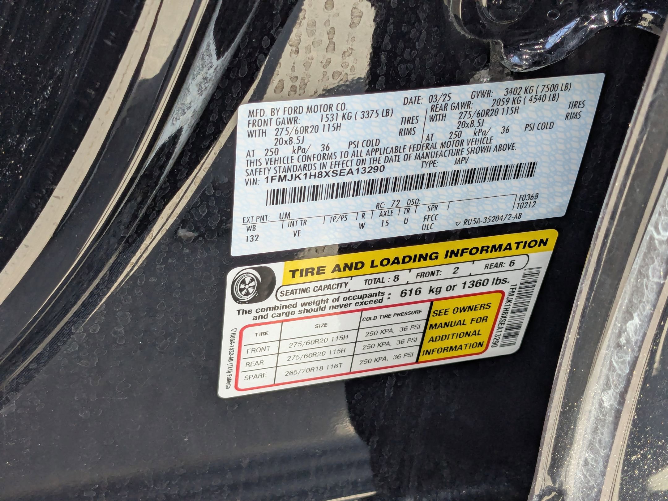 Certified 2025 Ford Expedition Max Active RWD image 45