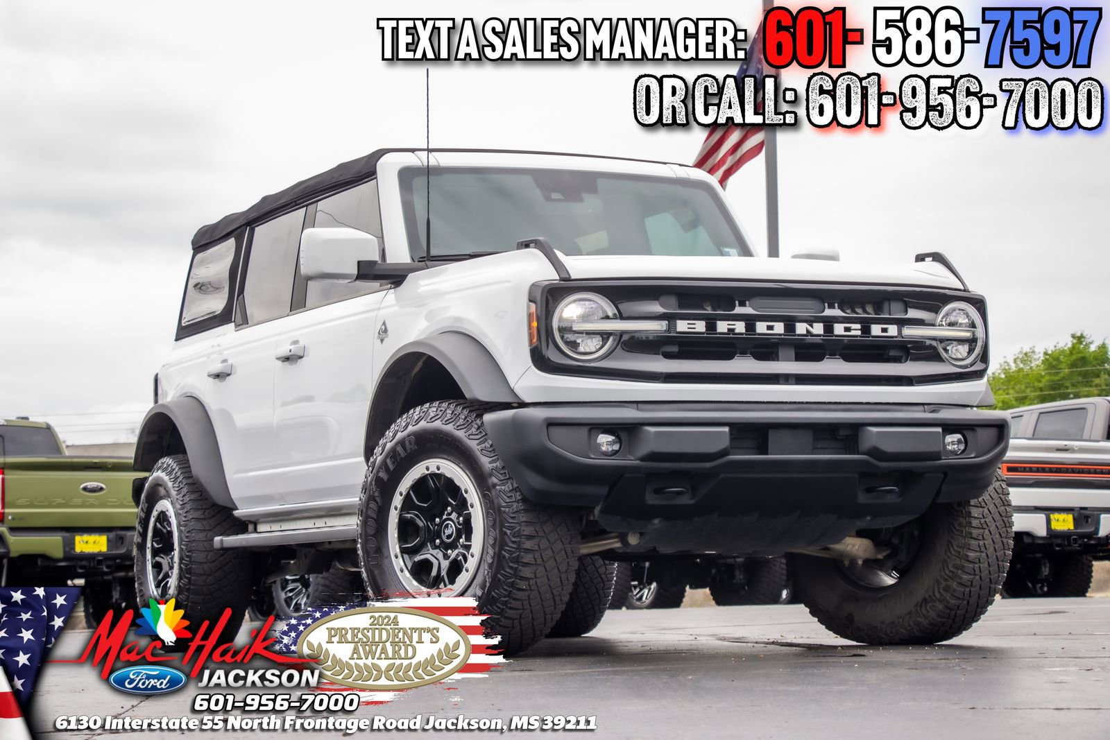 Certified 2022 Ford Bronco Outer Banks w/ Sasquatch Package AWD/4WD image 1