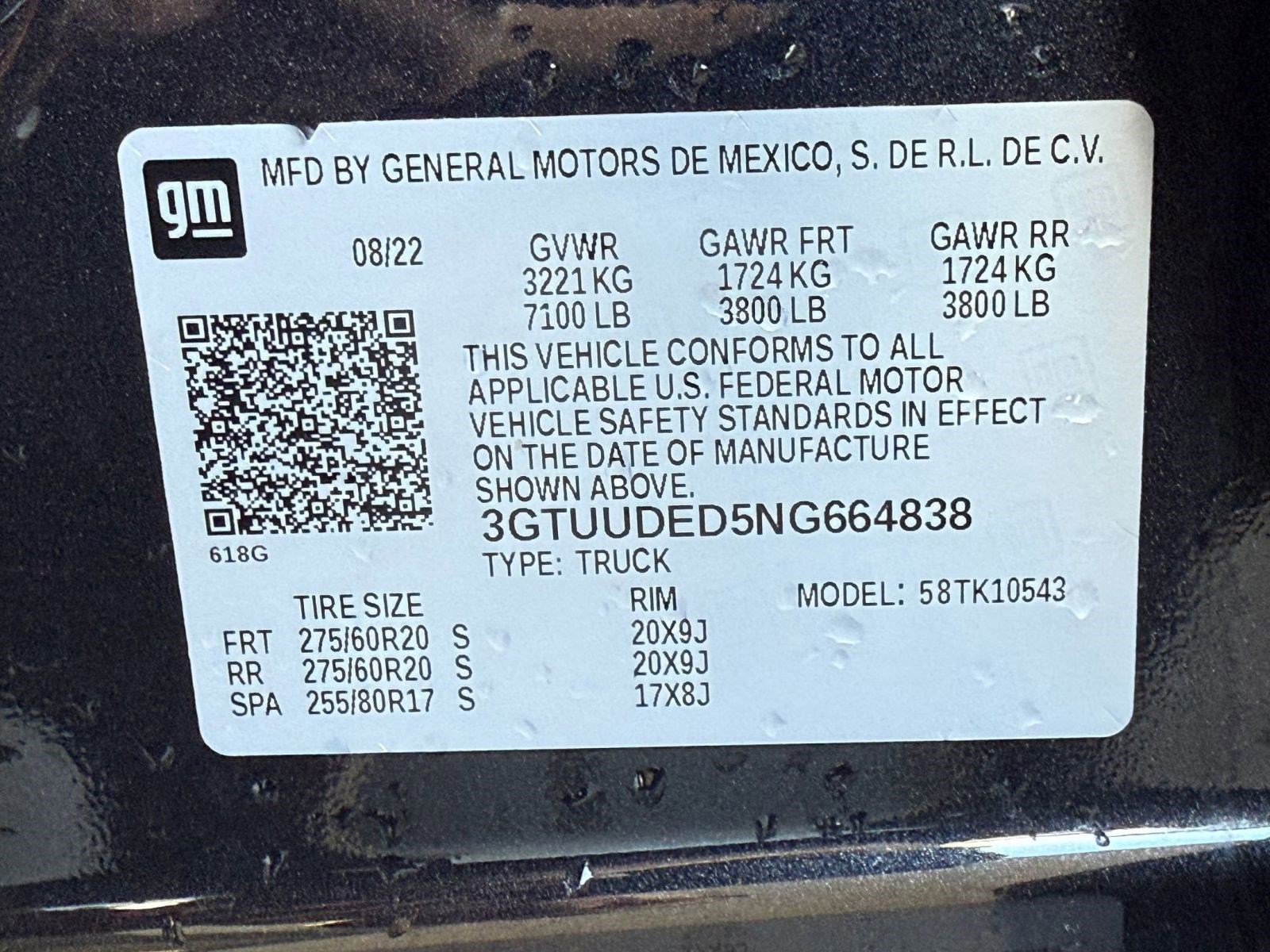 Used 2022 GMC Sierra 1500 SLT w/ SLT Premium Plus Package image 21