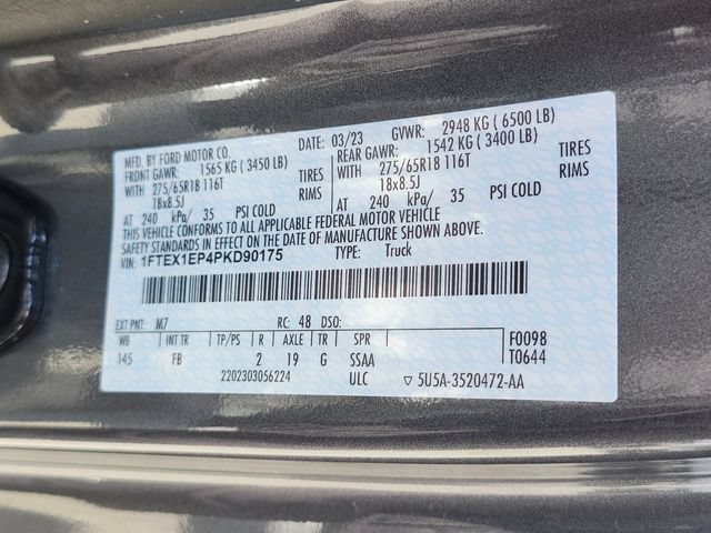 Certified 2023 Ford F150 XLT w/ Equipment Group 302A High AWD/4WD image 33