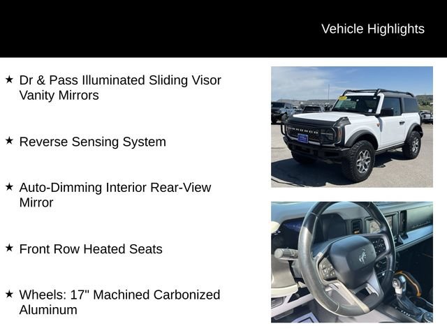 Certified 2021 Ford Bronco Badlands AWD/4WD image 16
