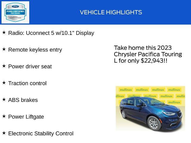 Used 2023 Chrysler Pacifica Touring-L FWD image 18