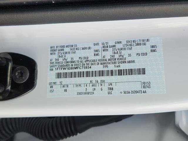 Certified 2021 Ford F150 XLT w/ Equipment Group 302A High AWD/4WD image 30