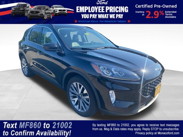 Certified 2022 Ford Escape Titanium w/ Class II Trailer Tow Package