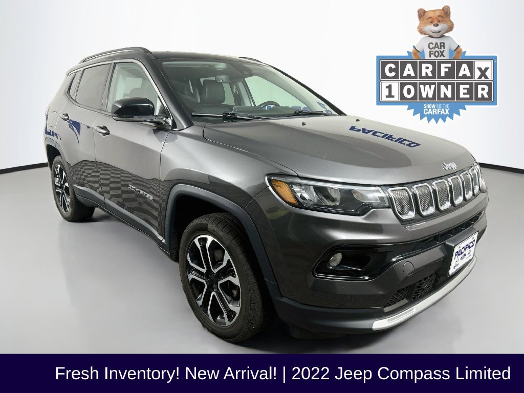 Used 2022 Jeep Compass Limited w/ Sun and Sound Group