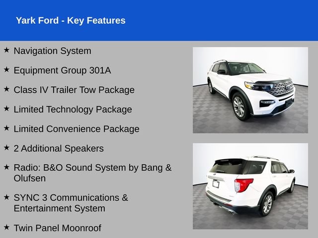 Certified 2023 Ford Explorer Limited w/ Limited Technology Package AWD/4WD image 2