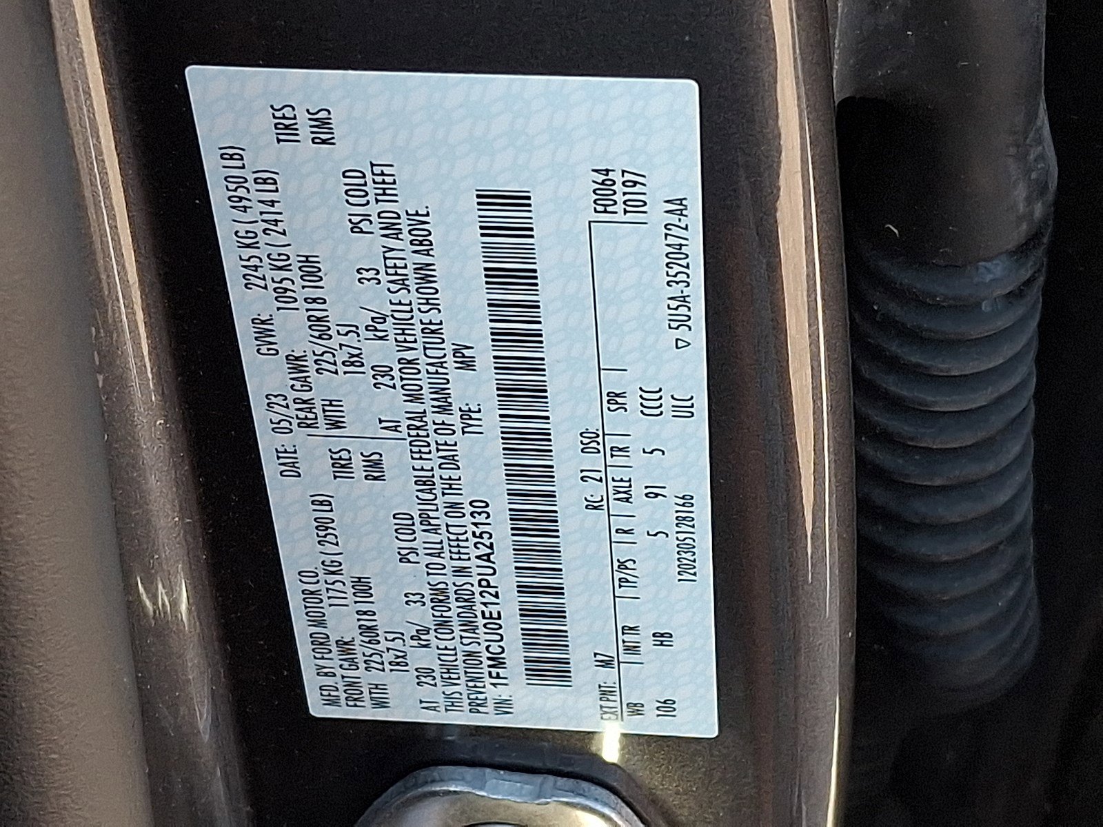 Certified 2023 Ford Escape SE FWD image 26