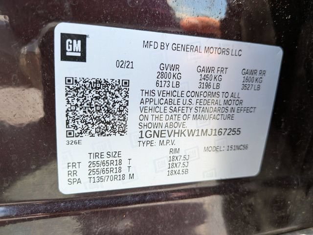 Used 2021 Chevrolet Traverse LT AWD/4WD image 24