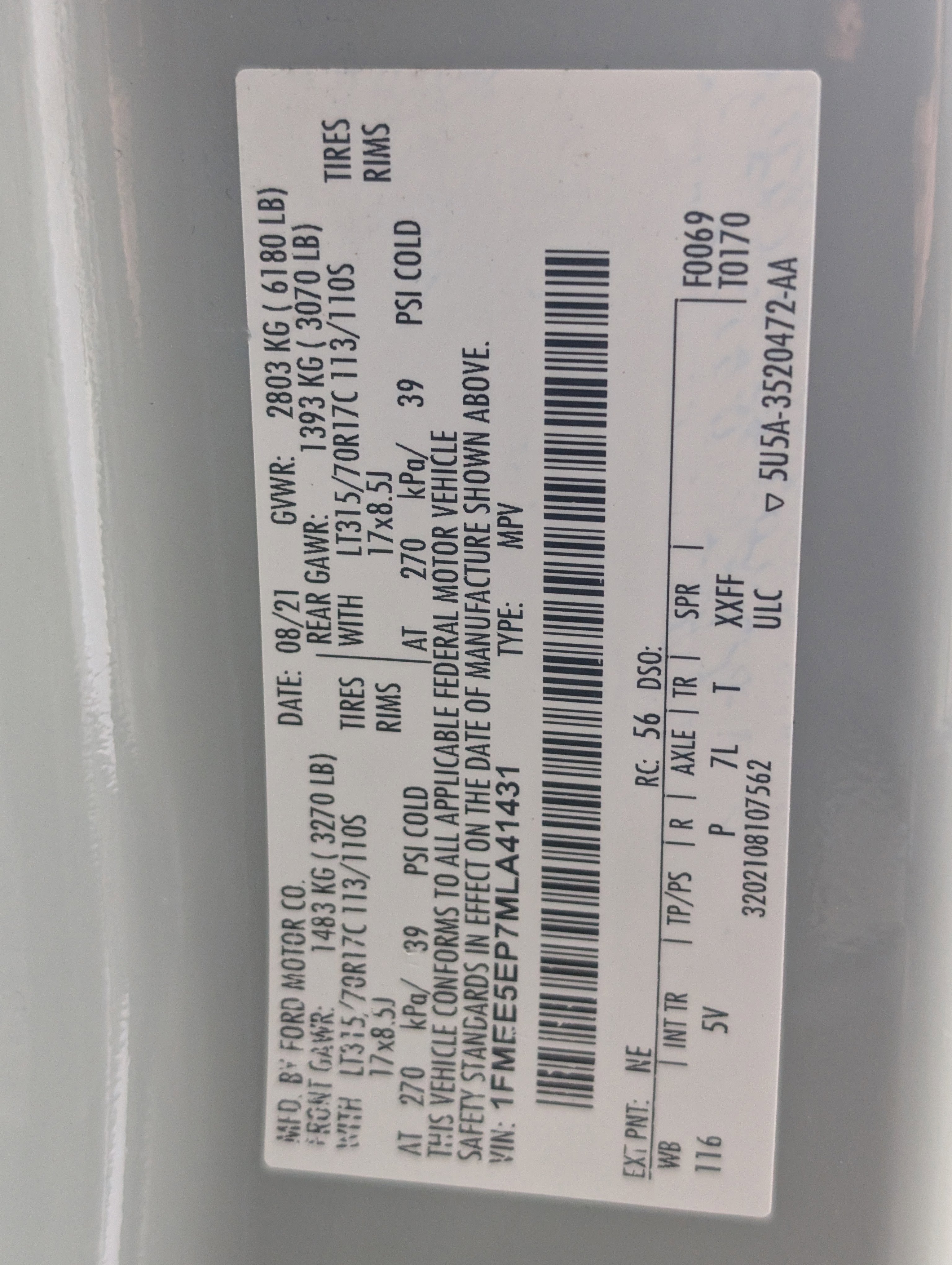 Certified 2021 Ford Bronco First Edition image 31