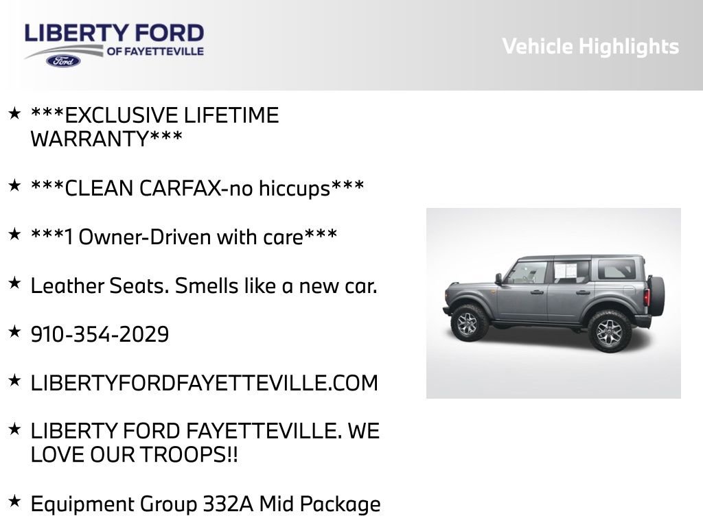 Certified 2025 Ford Bronco Badlands AWD/4WD image 5