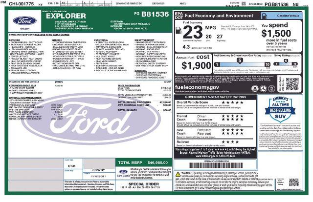 Certified 2023 Ford Explorer XLT w/ Equipment Group 202A AWD/4WD image 27