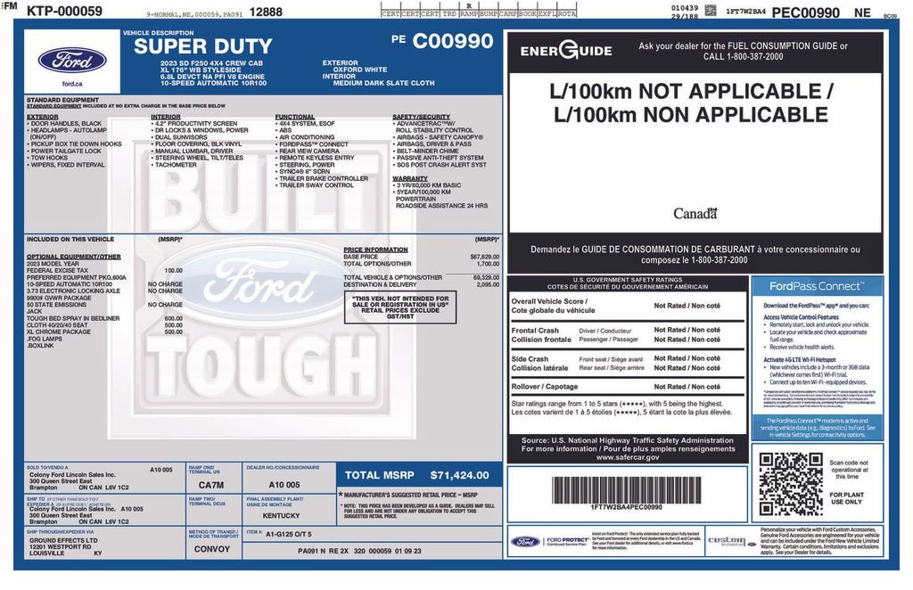 Certified 2023 Ford F250 XL w/ XL Chrome Package image 5