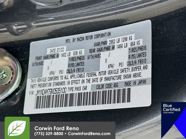 Used 2022 MAZDA MX-5 Miata RF Grand Touring w/ Weather Package image 32