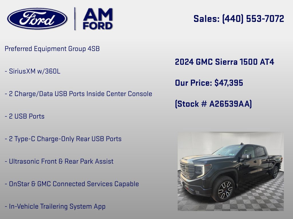 Used 2024 GMC Sierra 1500 AT4 w/ AT4 Preferred Package AWD/4WD image 30