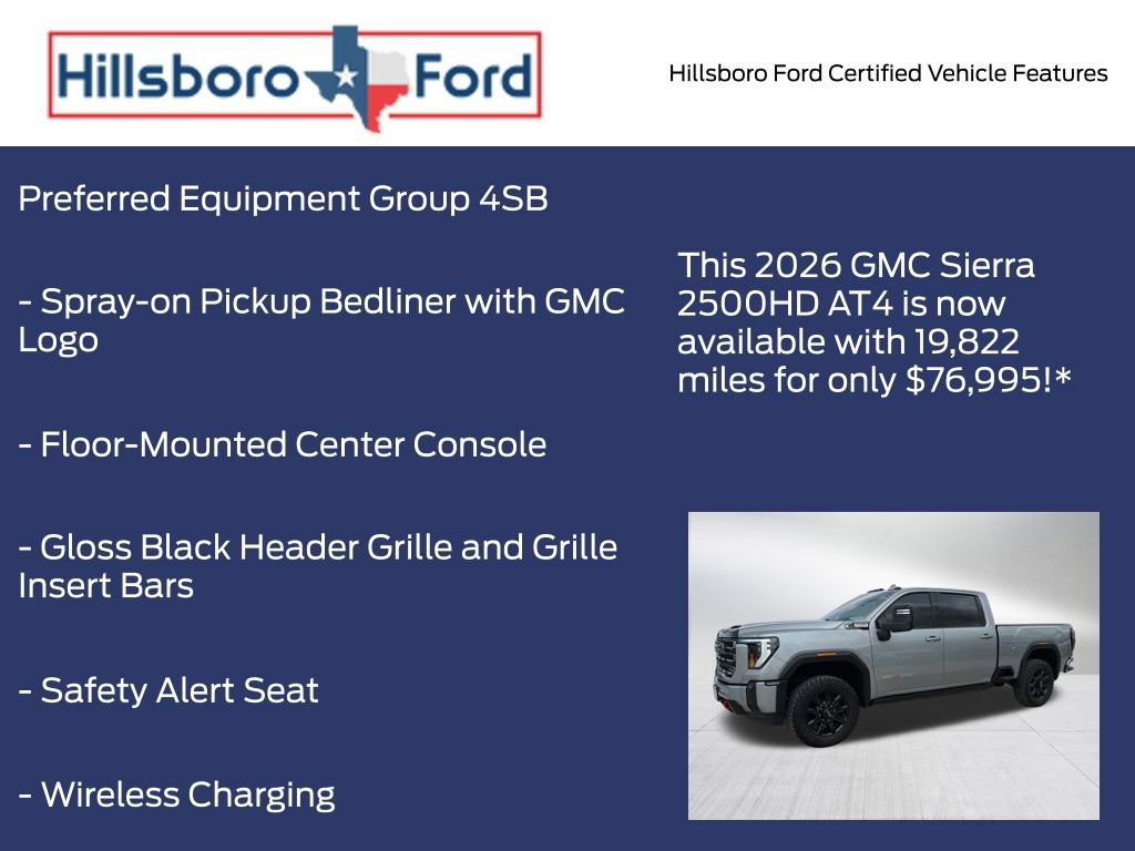 Used 2026 GMC Sierra 2500 AT4 w/ AT4 Premium Plus Package AWD/4WD image 13