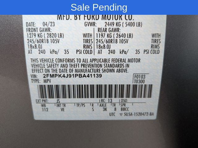 Certified 2023 Ford Edge SEL w/ Convenience Package image 25