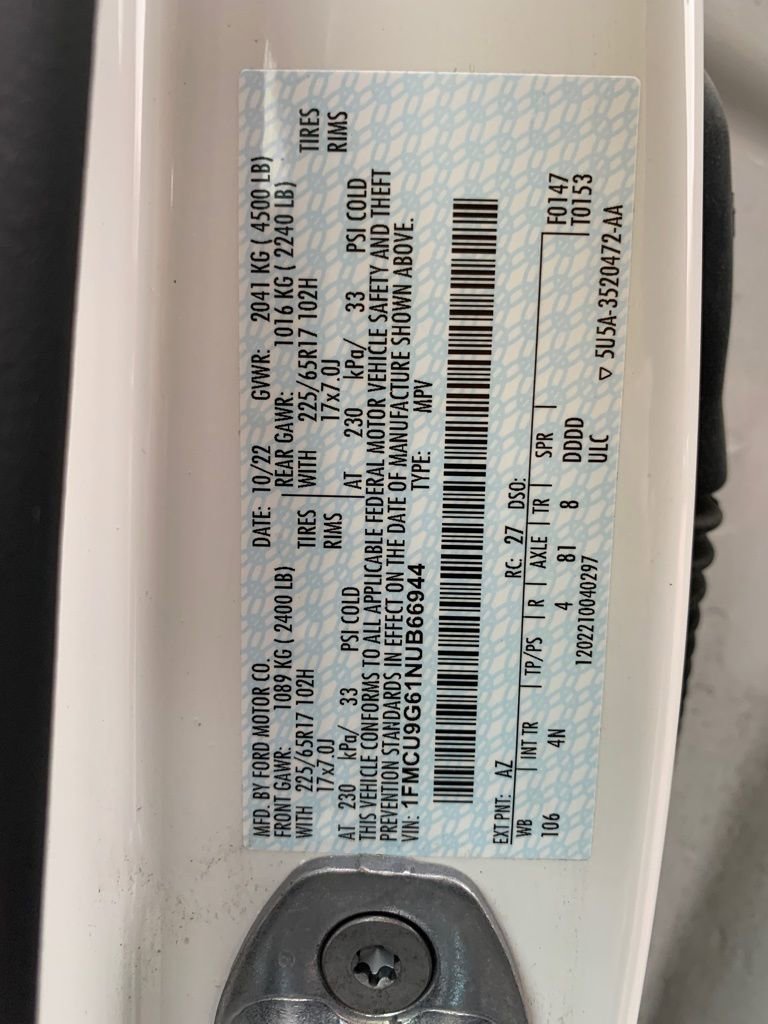 Certified 2022 Ford Escape SE w/ Convenience Package image 31