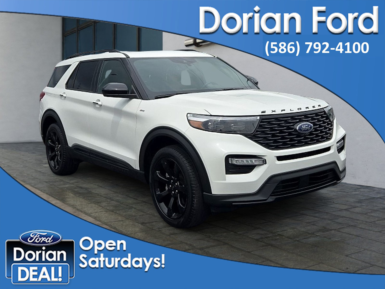 Certified 2024 Ford Explorer ST-Line w/ Class IV Trailer Tow Package
