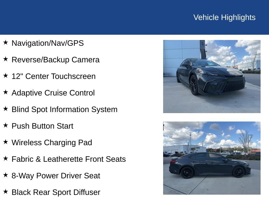 Used 2025 Toyota Camry SE w/ Multimedia Upgrade Package image 29