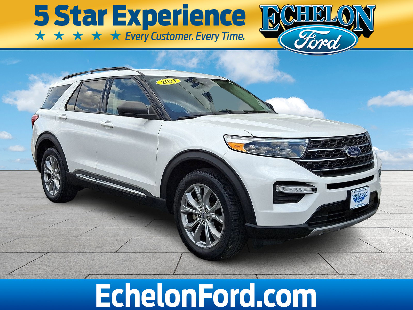 Certified 2021 Ford Explorer XLT w/ Equipment Group 202A image 6