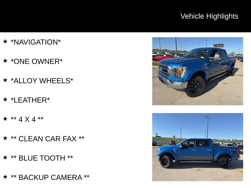 Certified 2021 Ford F150 XLT w/ Equipment Group 302A High image 4