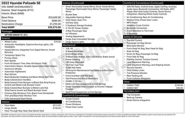 Used 2022 Hyundai Palisade SE image 10