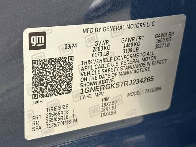 Used 2024 Chevrolet Traverse LT w/ LPO, Floor Liner Package FWD image 22