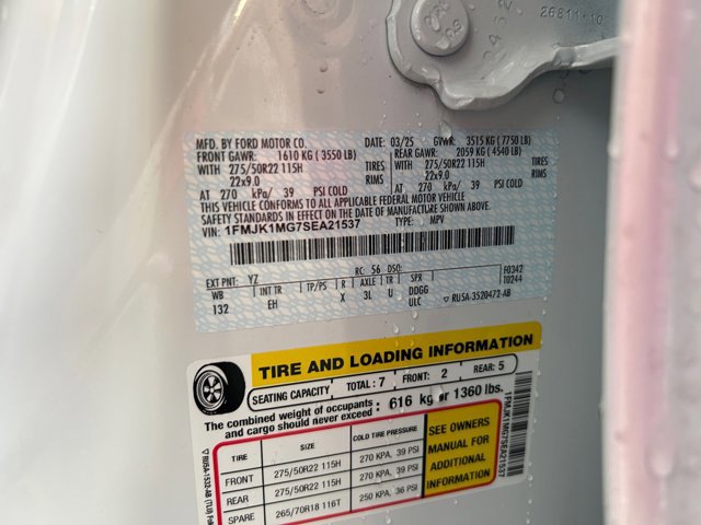 Certified 2025 Ford Expedition Max Platinum w/ Stealth Performance Package image 25