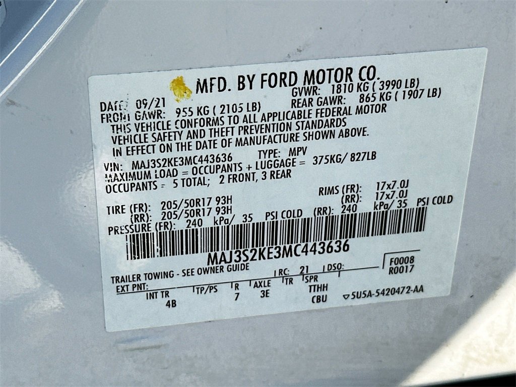 Certified 2021 Ford EcoSport Titanium image 26