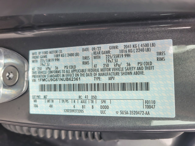 Certified 2022 Ford Escape SE w/ SE Sport Appearance Package image 26