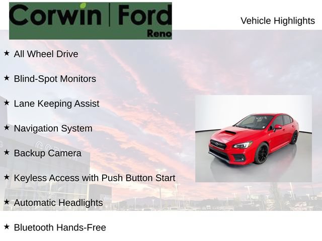 Used 2018 Subaru WRX Limited AWD/4WD image 7