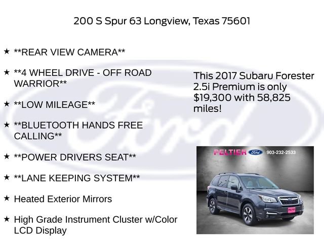 Used 2017 Subaru Forester 2.5i Premium AWD/4WD image 10