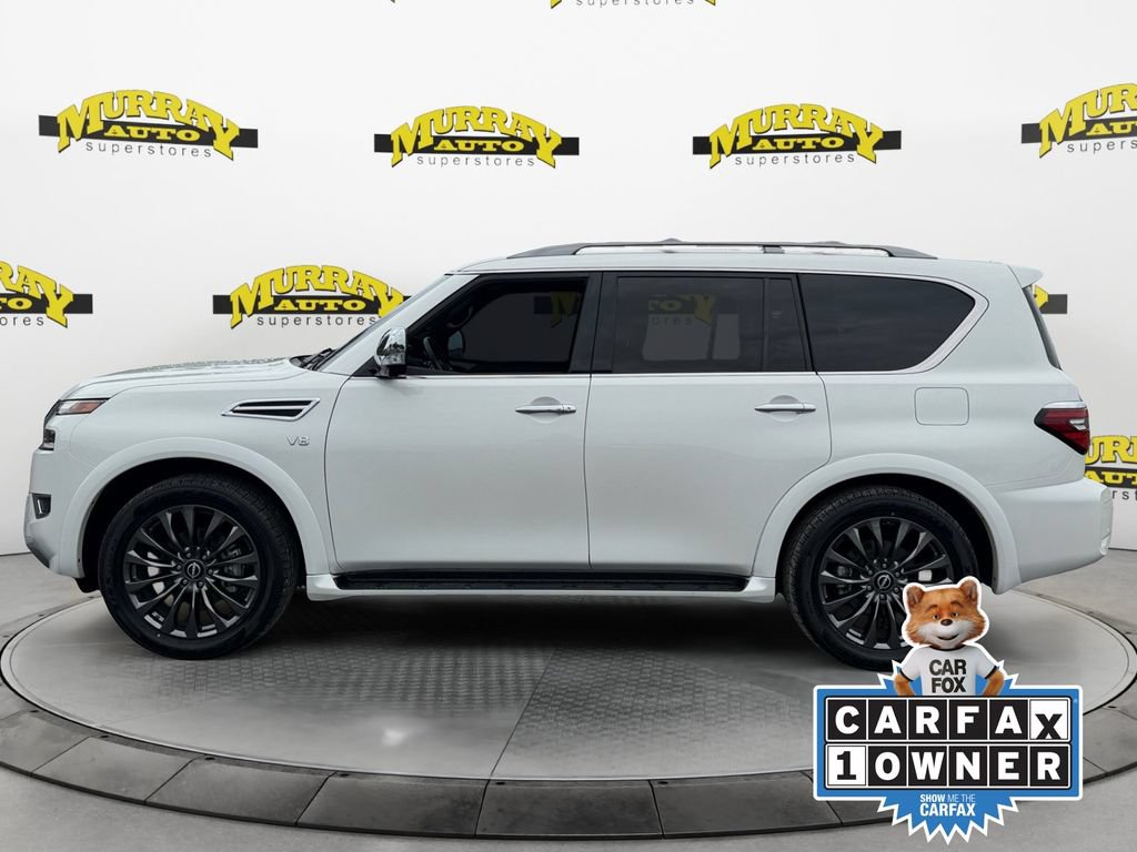 Used 2022 Nissan Armada Platinum w/ Captain's Chairs Package RWD image 2
