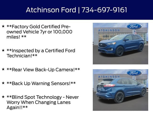 Certified 2023 Ford Edge ST-Line w/ Class II Trailer Tow Package AWD/4WD image 5