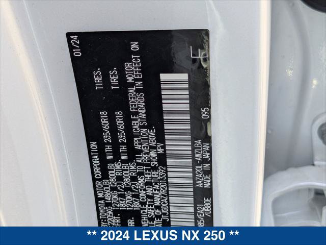 Used 2024 Lexus NX 250 FWD w/ Premium Package image 24