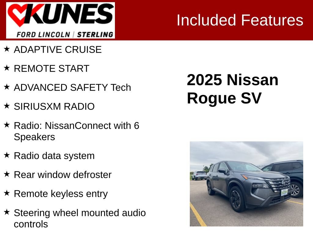 Used 2025 Nissan Rogue SV AWD/4WD image 2