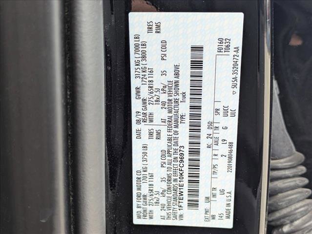 Certified 2019 Ford F150 XLT w/ Equipment Group 302A Luxury image 15