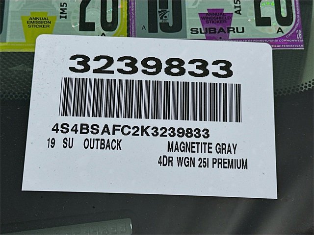 Used 2019 Subaru Outback 2.5i Premium image 26