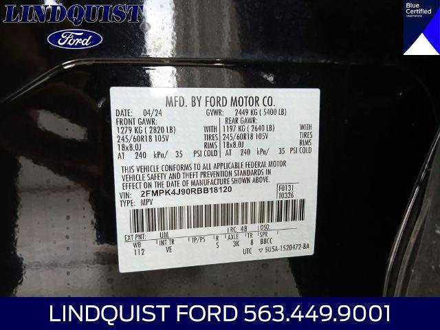 Certified 2024 Ford Edge SEL w/ Convenience Package AWD/4WD image 24