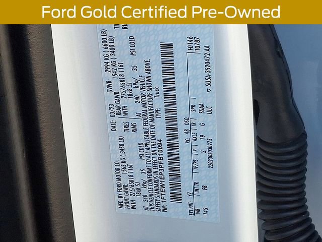 Certified 2023 Ford F150 XLT w/ Equipment Group 302A High image 34