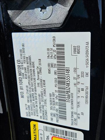 Certified 2019 Ford Mustang Shelby GT350R w/ GT350R Equipment Group 920A RWD image 21