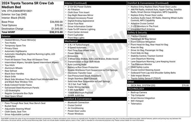 Used 2024 Toyota Tacoma SR AWD/4WD image 19