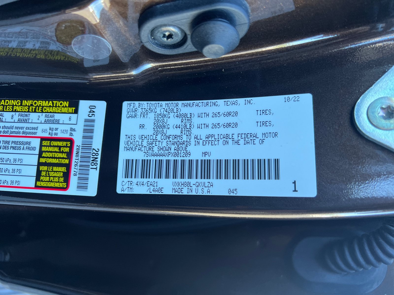 Used 2023 Toyota Sequoia Limited RWD image 34