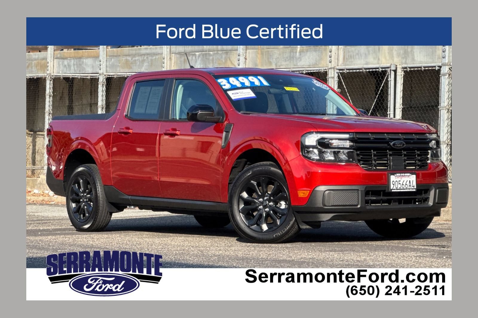 Certified 2024 Ford Maverick Lariat w/ Black Appearance Package FWD image 1