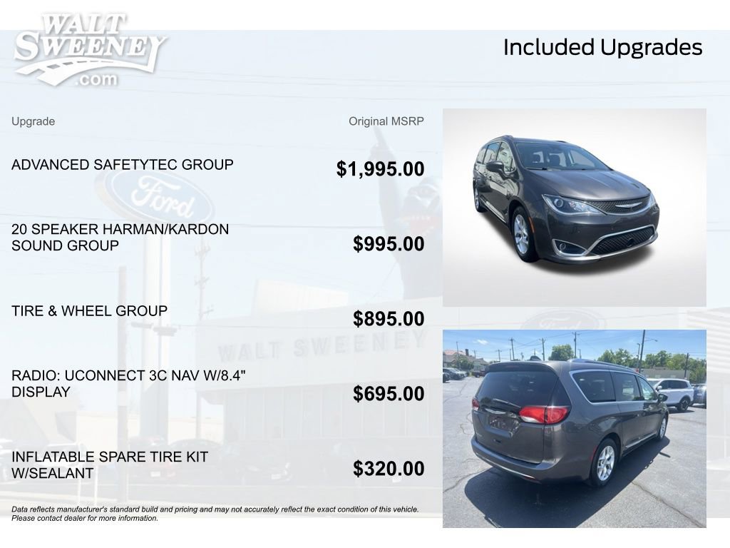 Used 2017 Chrysler Pacifica Touring-L Plus w/ Advanced Safetytec Group FWD image 11