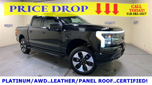 Certified 2022 Ford F150 Lightning Platinum