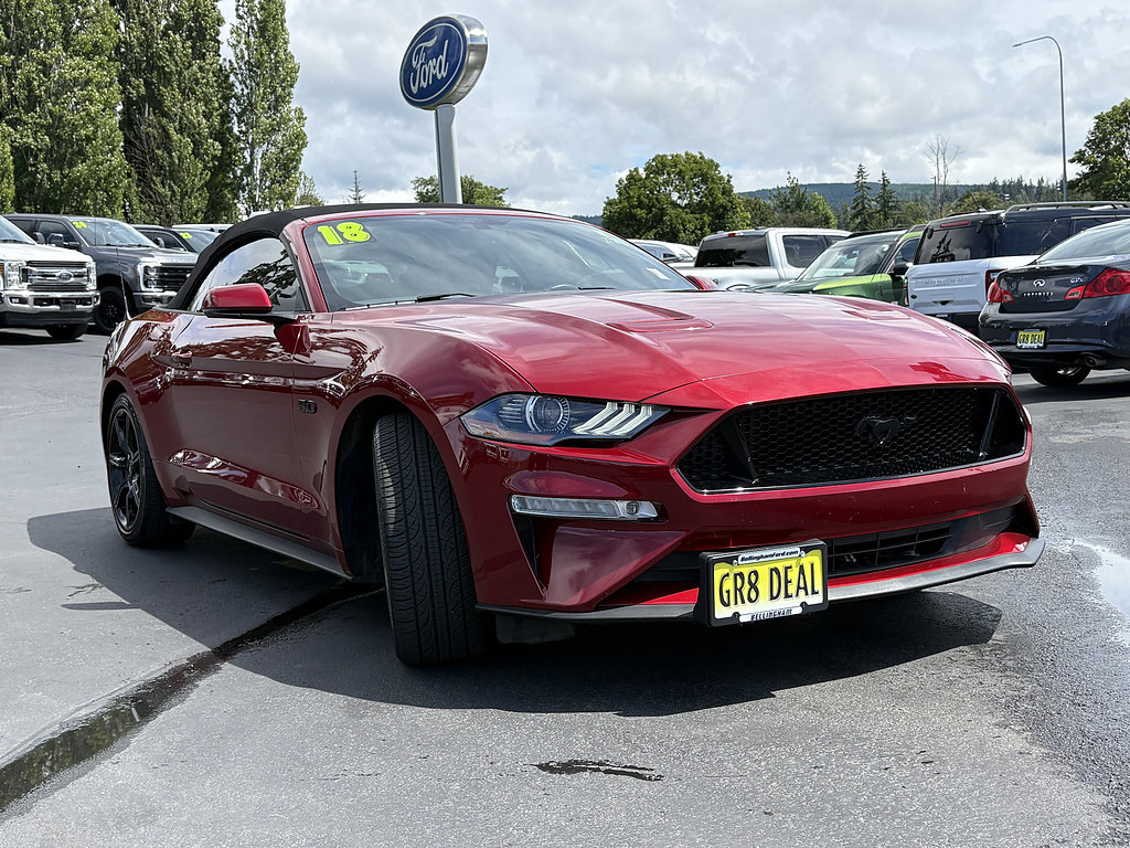 Certified 2018 Ford Mustang GT Premium w/ Black Accent Package RWD image 4