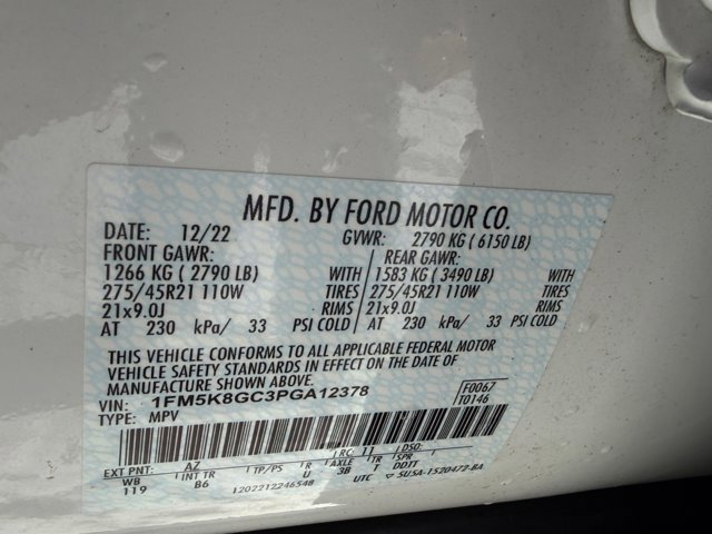 Certified 2023 Ford Explorer ST w/ Equipment Group 401A image 35