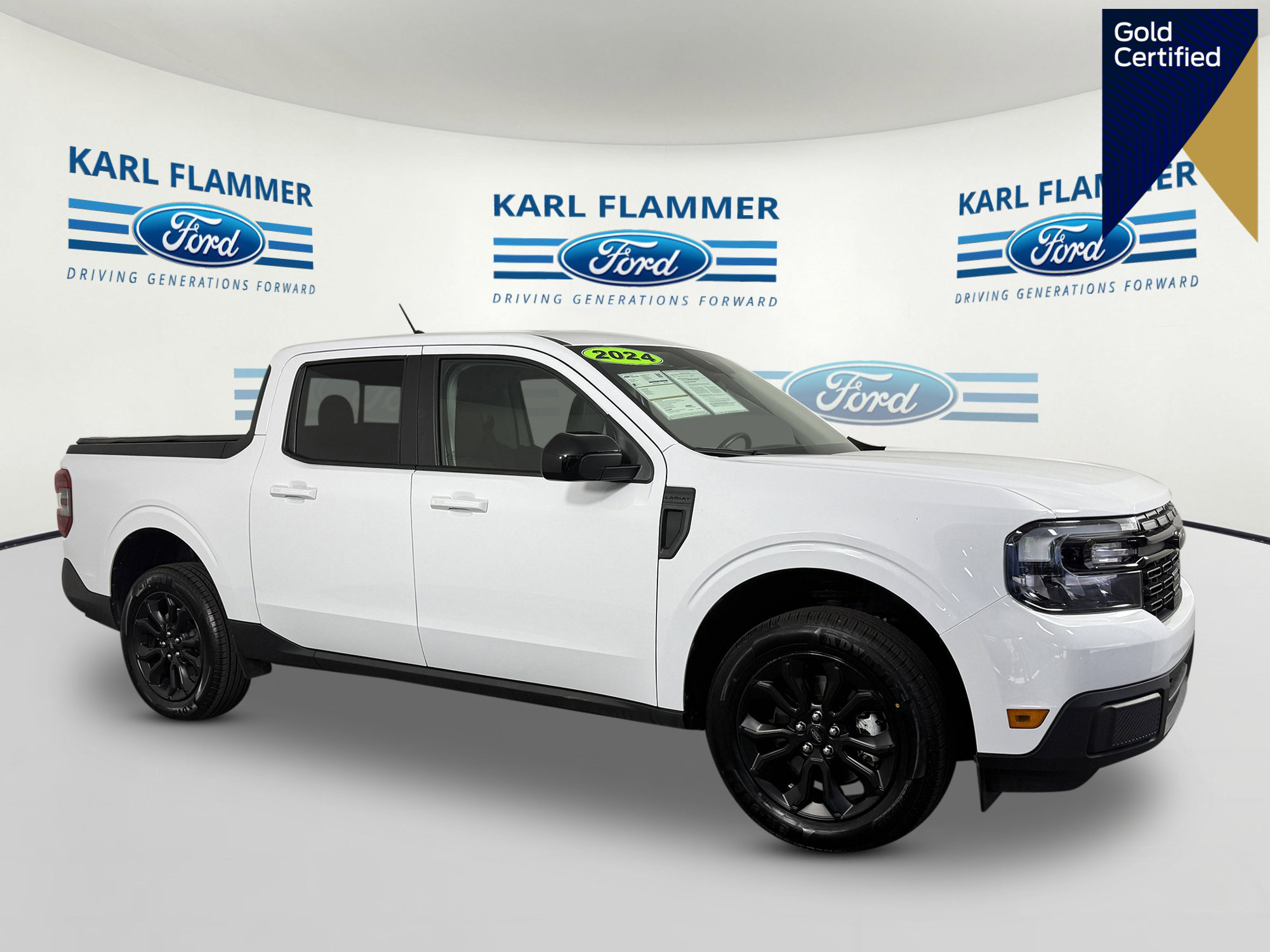 Certified 2024 Ford Maverick Lariat w/ Black Appearance Package image 1